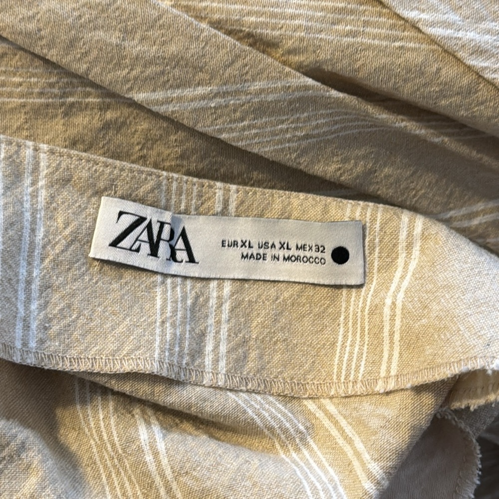 Zara Cream Sleeveless Wrap Blouse - Picture 5 of 14